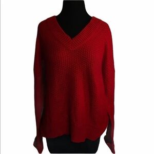 New Zara Knit Womens Sweater Medium angora Orange